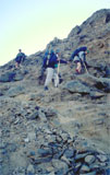 Afdaling in Fishriver canyon 1